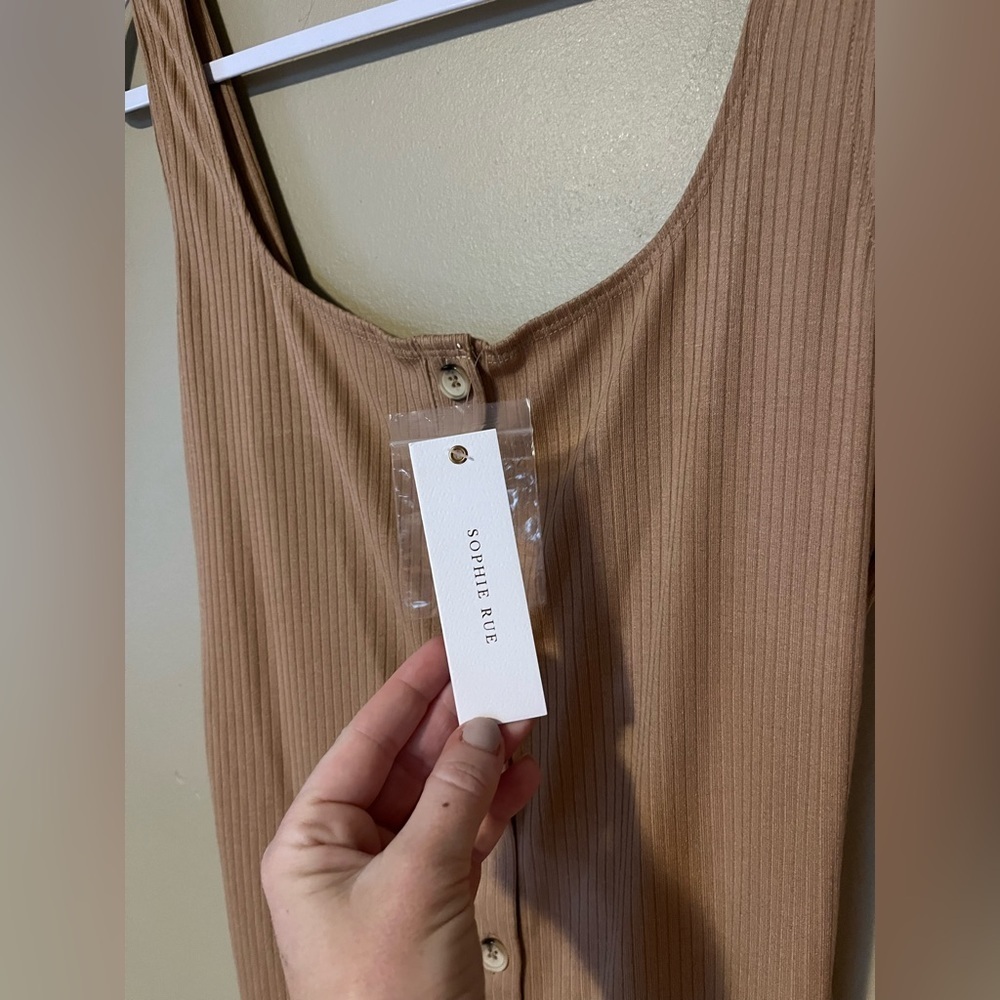 Sophie Rue Ribbed MIDI Dress NWT - Picture 3 of 7